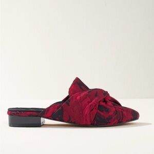 Chico’s red and black mules